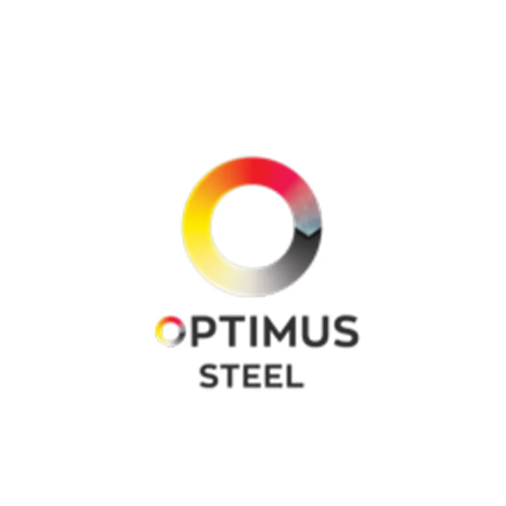 Logo de la empresa llamado Optimus Steel ubicado en la ciudad Beaumont estado de Texas